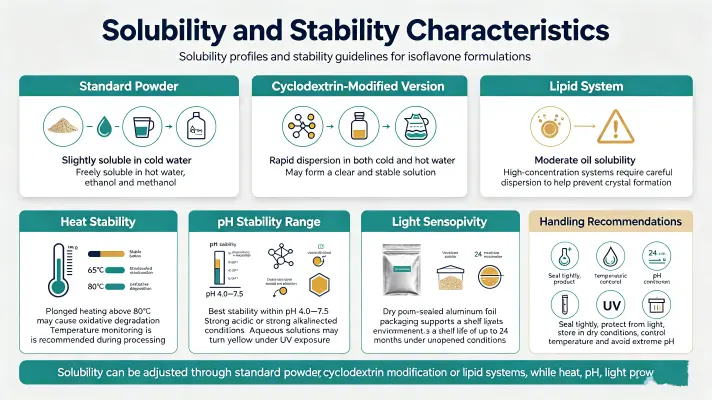 Solubility and Stability Characteristics Solubility and Stability Characteristics
